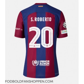 Barcelona Sergi Roberto #20 Hjemmebanetrøje 2023-24 Kortærmet